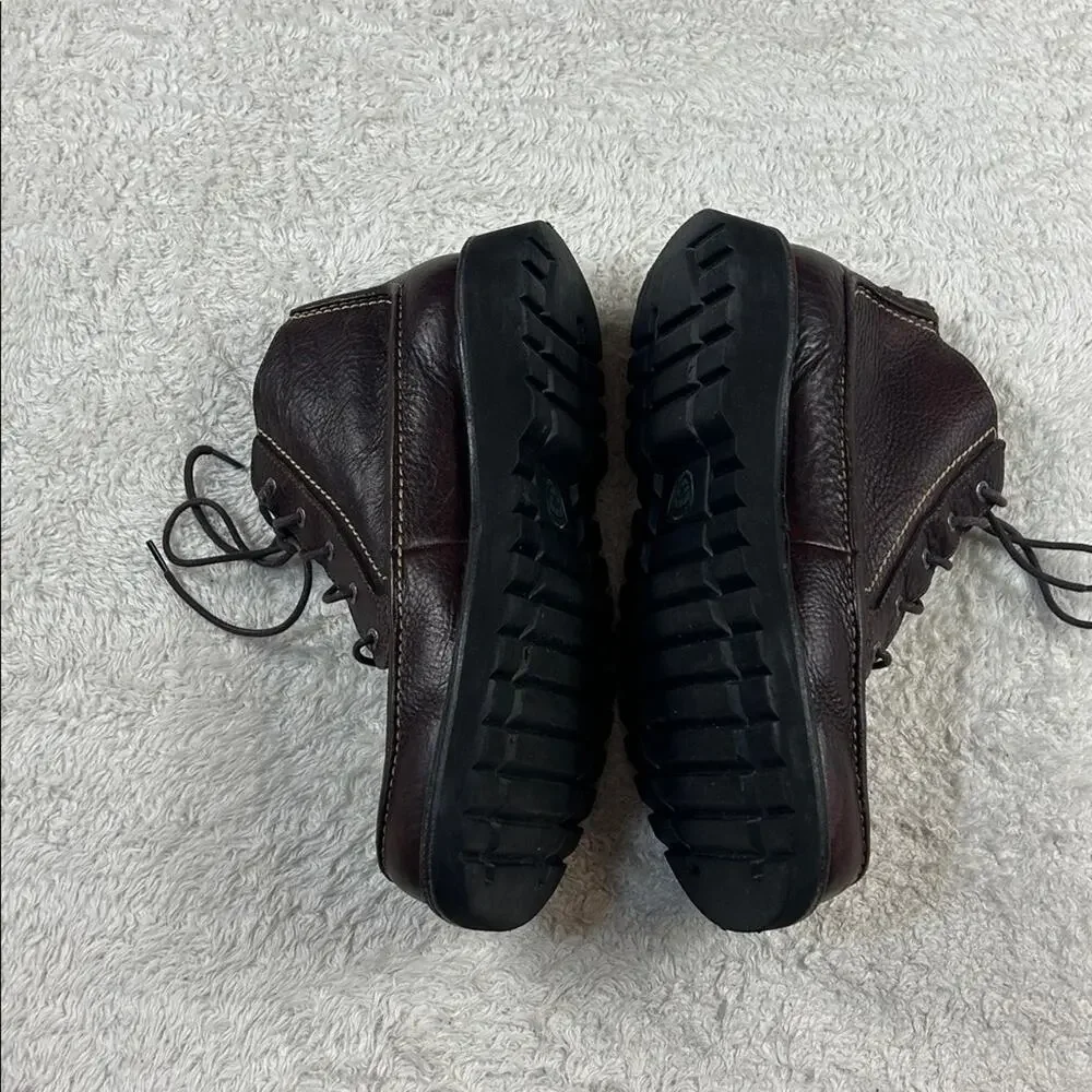 Ariat 4LR brown‎ leather boots - size 10 D